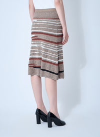 Bottega Veneta Bottega Veneta Women Linen-And-Cotton Skirt