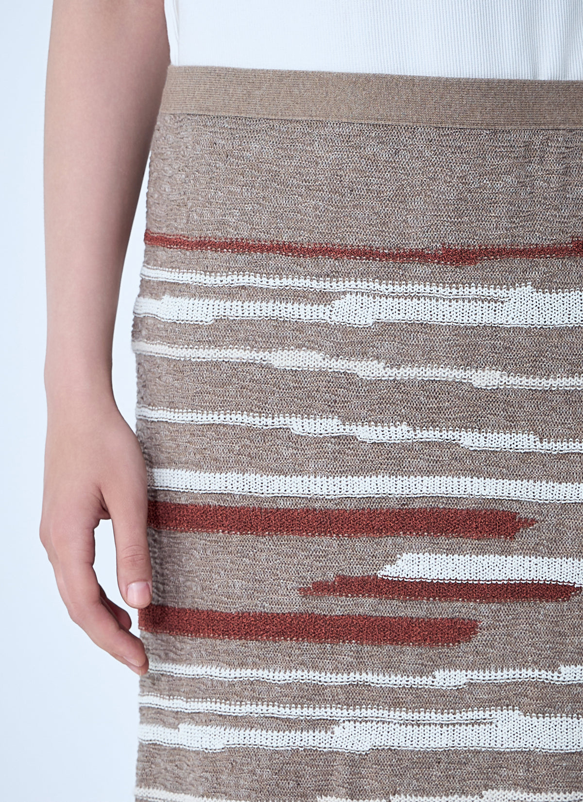 Bottega Veneta Bottega Veneta Women Linen-And-Cotton Skirt