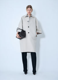 Bottega Veneta Women Silk-And-Cotton-Blend Coat