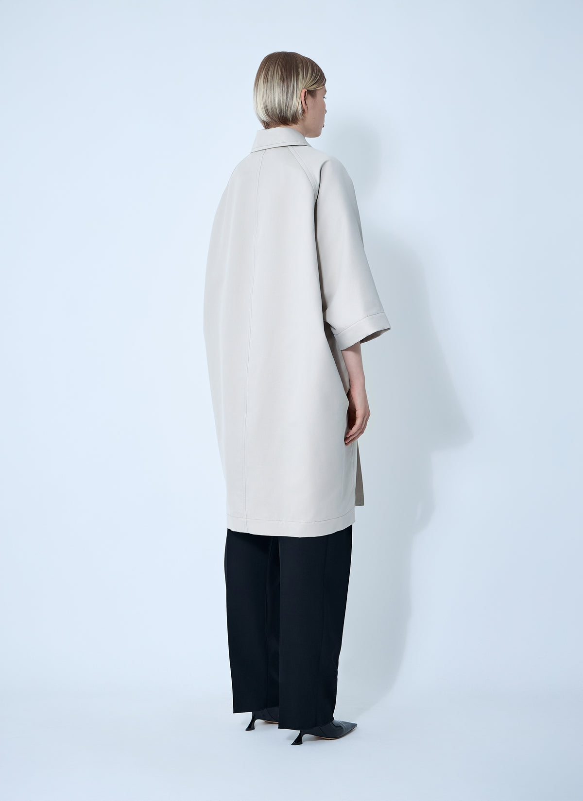 Bottega Veneta Women Silk-And-Cotton-Blend Coat