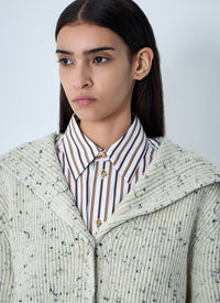 Bottega Veneta Women Wool English Rib Cardigan