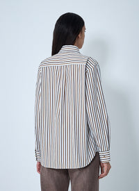 Bottega Veneta Women Stripe Button-Down Shirt