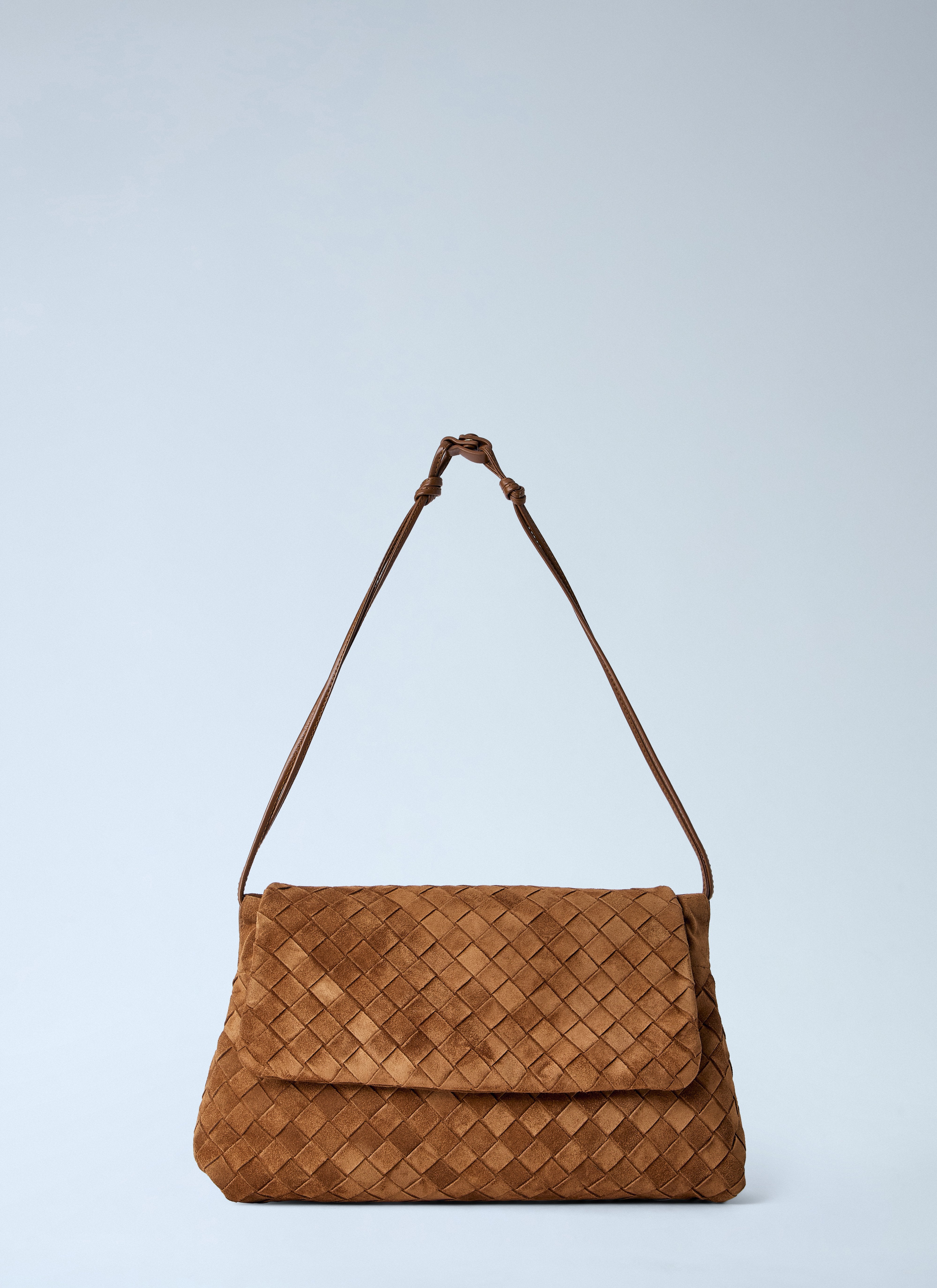 Bottega Veneta Women Giorno Suede Shoulder Bag – Bluefly