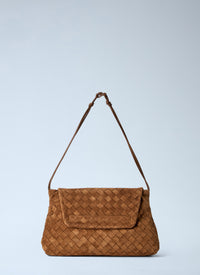 Bottega Veneta Women Giorno Suede Shoulder Bag