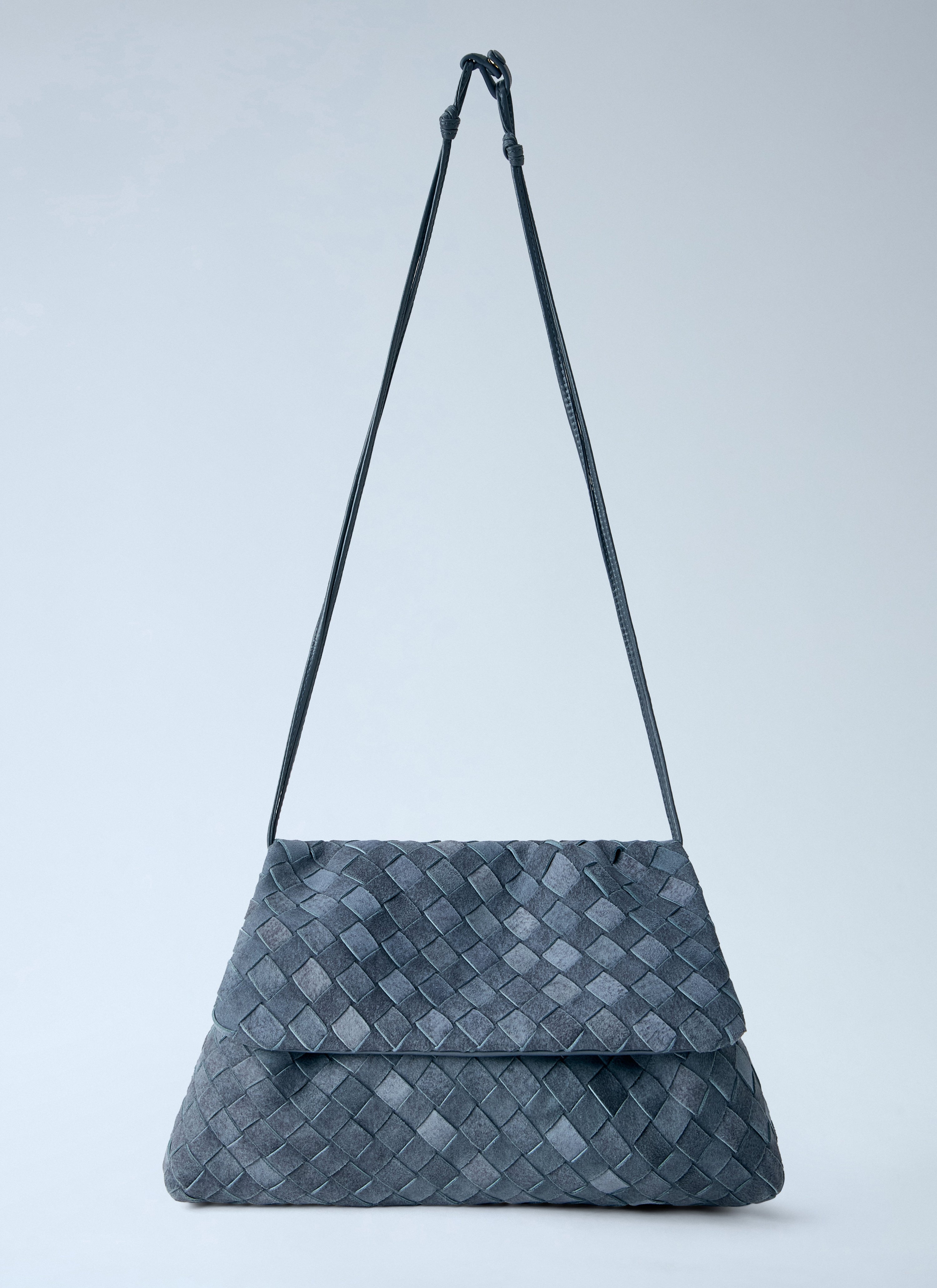 Bottega Veneta Bottega Veneta Women Giorno Suede Shoulder Bag