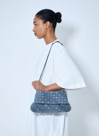 Bottega Veneta Bottega Veneta Women Giorno Suede Shoulder Bag