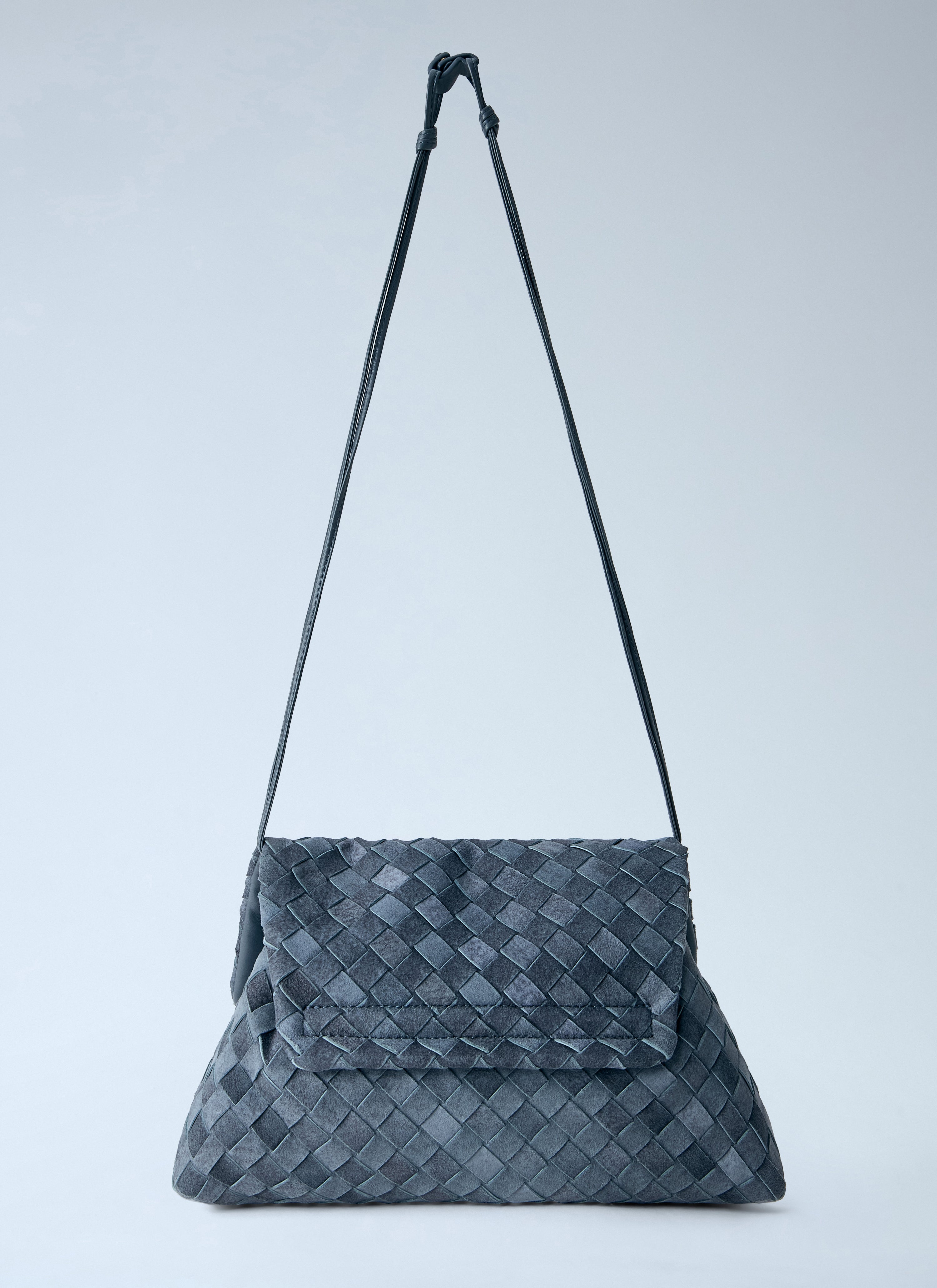 Bottega Veneta Bottega Veneta Women Giorno Suede Shoulder Bag