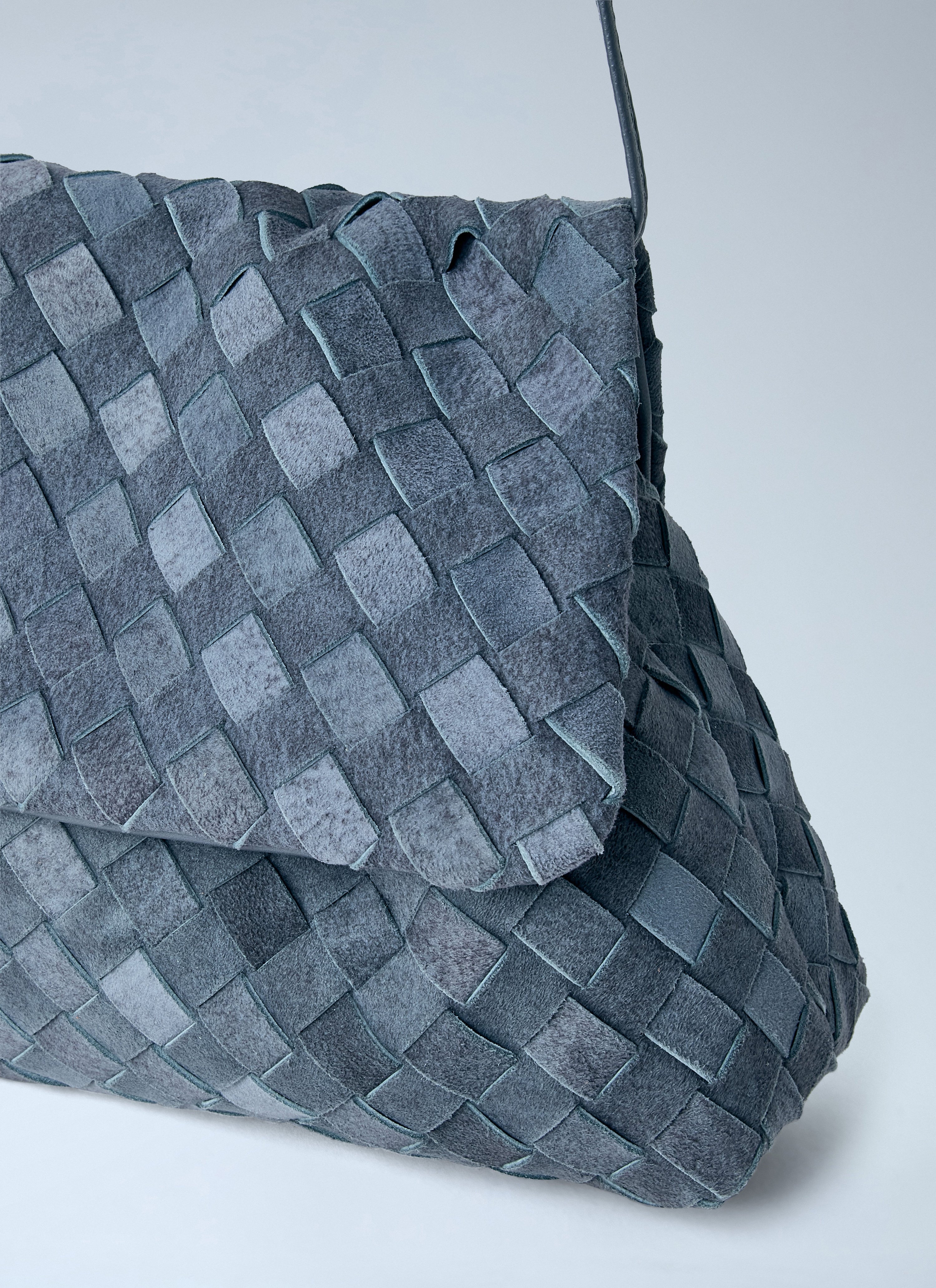 Bottega Veneta Bottega Veneta Women Giorno Suede Shoulder Bag