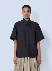 Bottega Veneta Women Wool And Silk Toile Shirt
