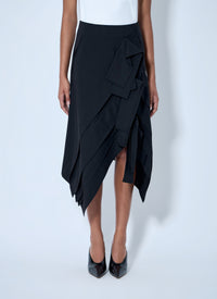 Bottega Veneta Women Asymmetric Layered Skirt