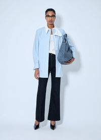Bottega Veneta Women Asymmetrical Collar Long-Sleeve Shirt