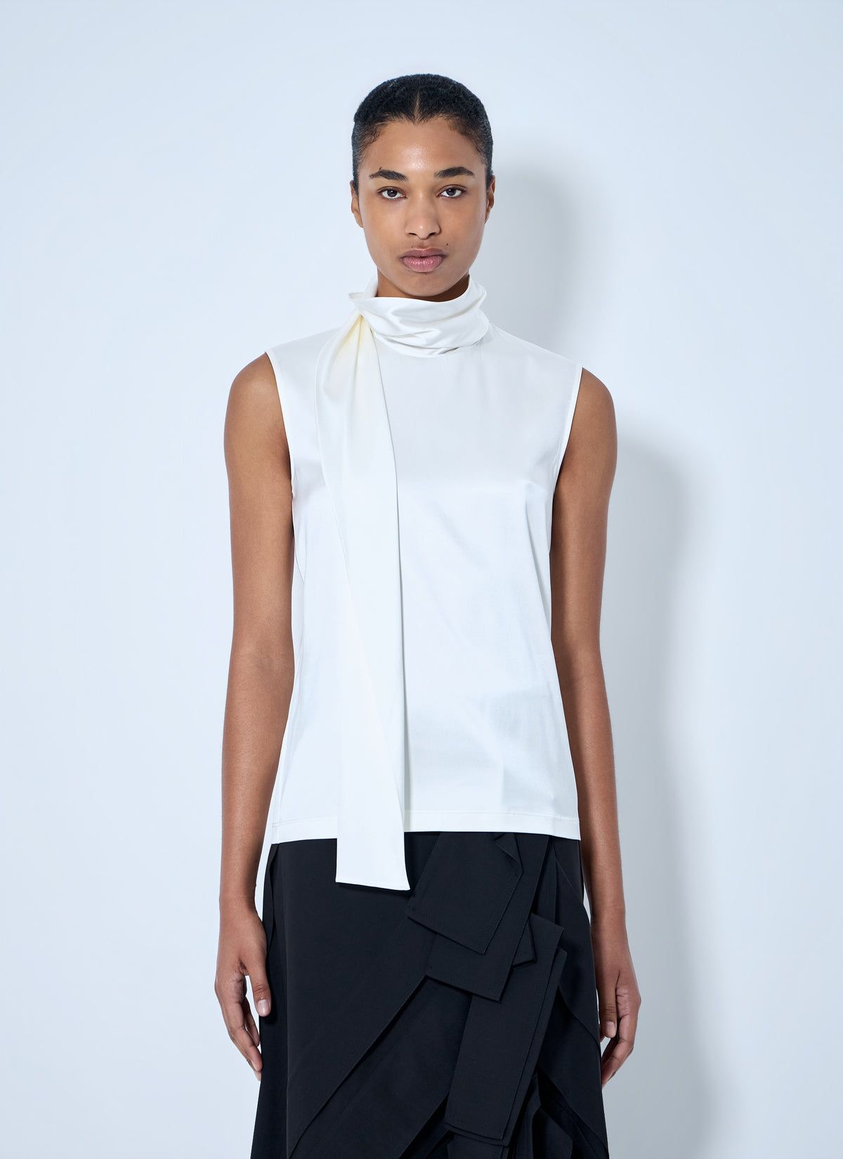 Bottega Veneta Women Sleeveless High-Neck Top