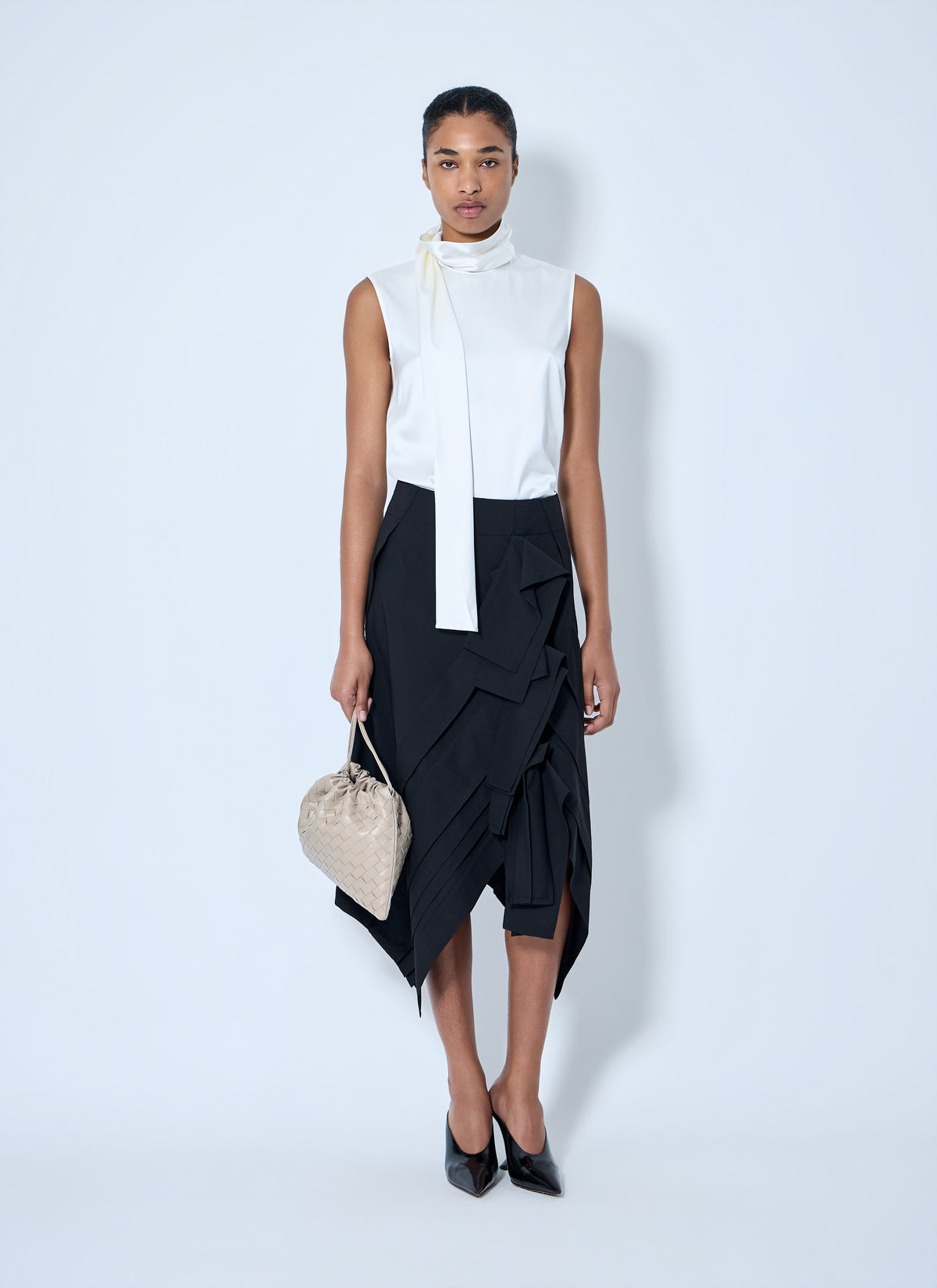 Bottega Veneta Women Sleeveless High-Neck Top