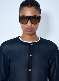 Bottega Veneta Bottega Veneta Women Classic Geometric Frame Sunglasses