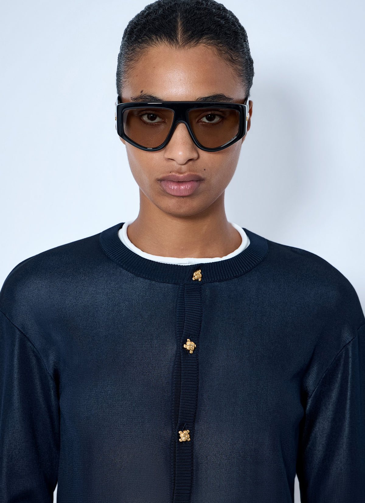 Bottega Veneta Bottega Veneta Women Classic Geometric Frame Sunglasses