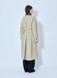 Bottega Veneta Women Light Cotton Trench Coat