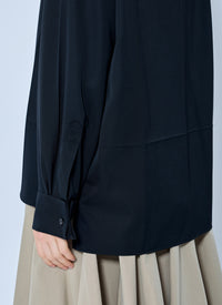 Bottega Veneta Women Light Wool Twill Shirt
