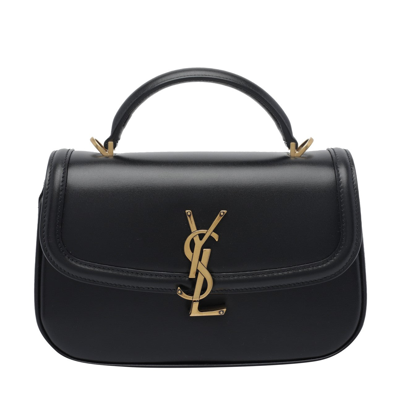 Saint Laurent Saint Laurent Women Box Saint Laurent Small Leather Solferino Bag With Handle