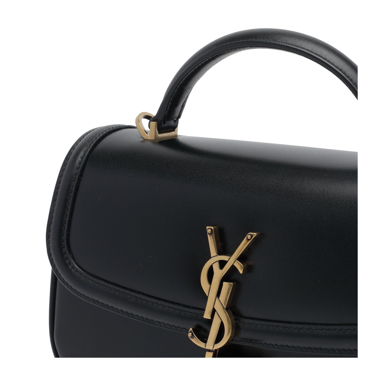 Saint Laurent Saint Laurent Women Box Saint Laurent Small Leather Solferino Bag With Handle