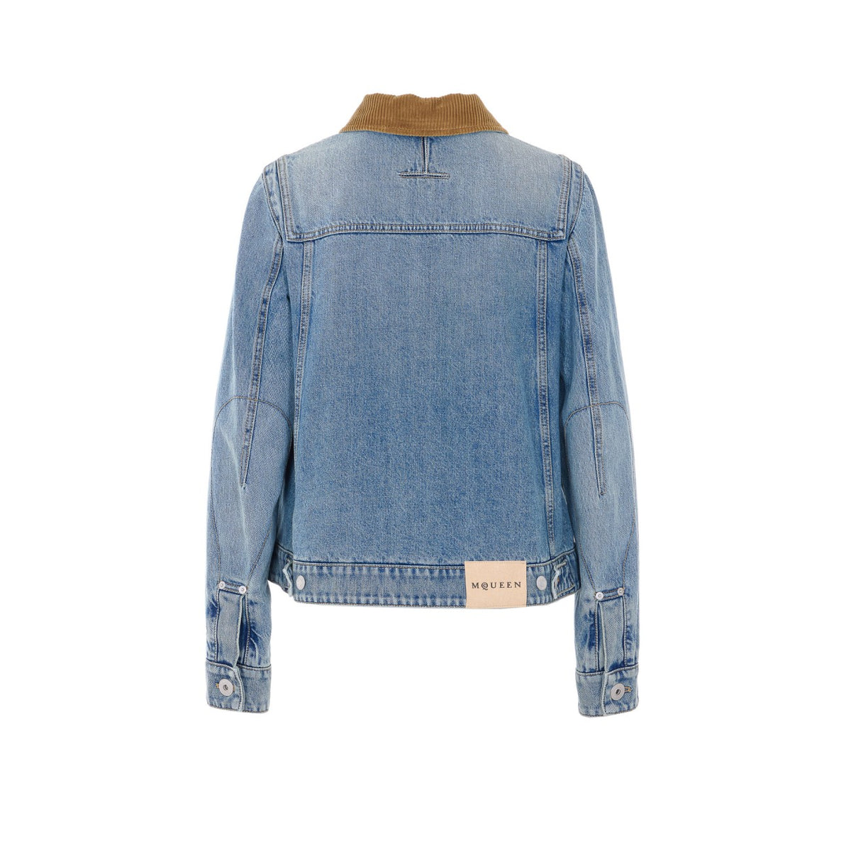Mcqueen Women Boxy Denim Jacket