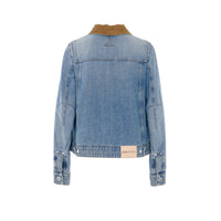 Mcqueen Women Boxy Denim Jacket