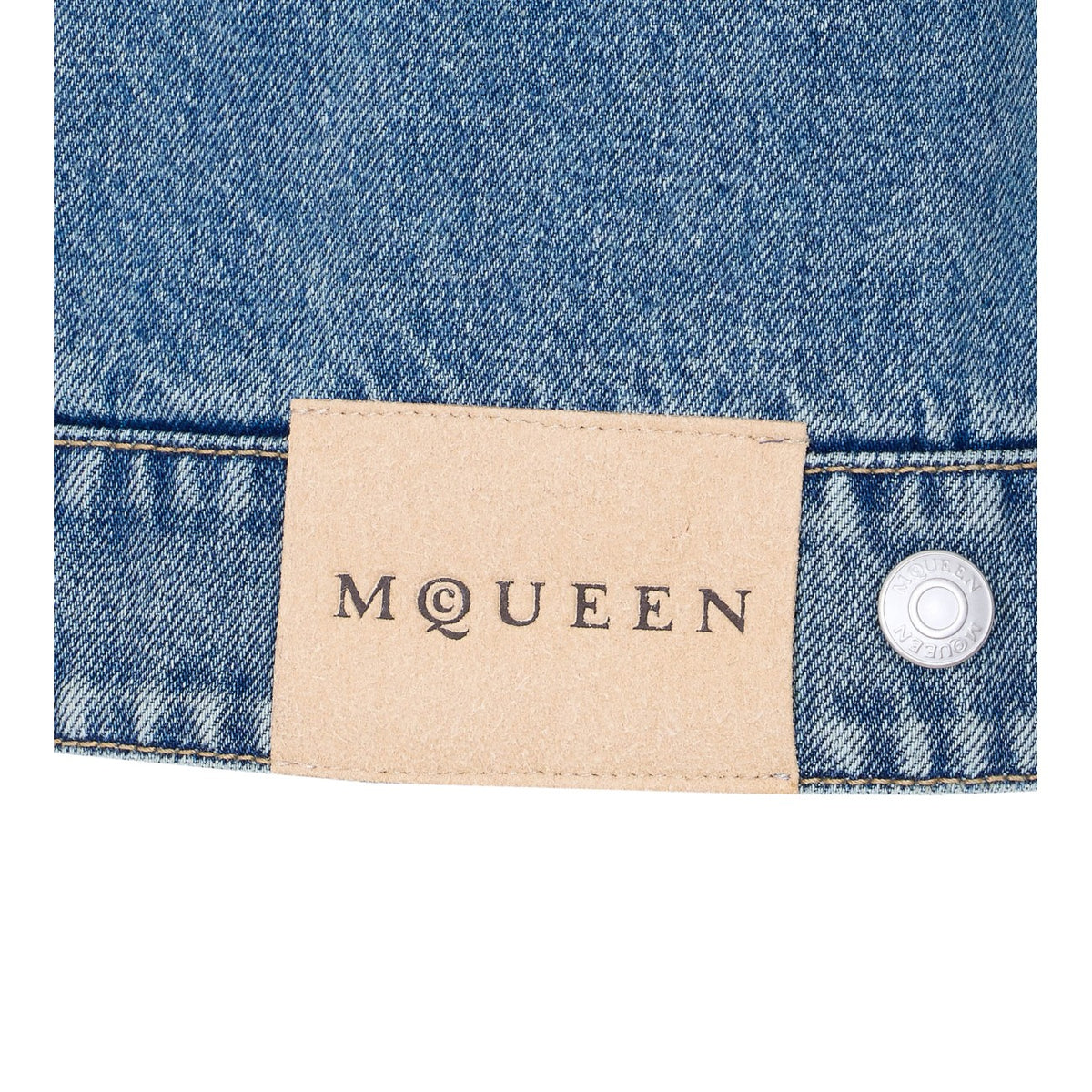 Mcqueen Women Boxy Denim Jacket