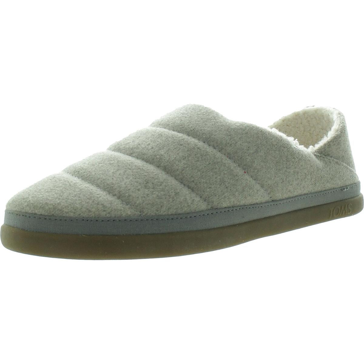 Ezra Womens Faux Fur Lined Man Made Loafer Slippers