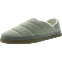 Ezra Womens Faux Fur Lined Man Made Loafer Slippers