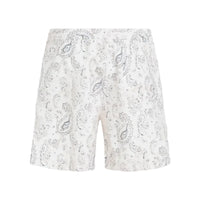 Brunello Cucinelli Paisley Print Drawstring Swim Shorts