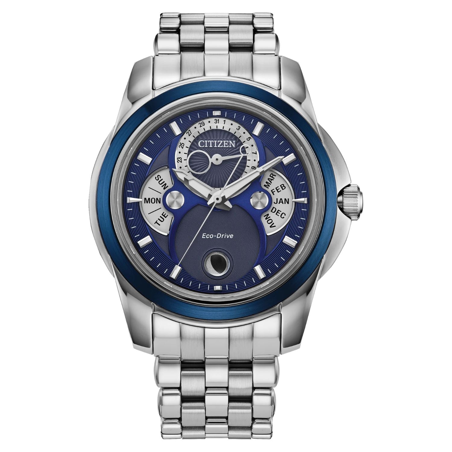 Citizen Citizen Men's Calendrier Blue Dial Watch - BU0088-51H