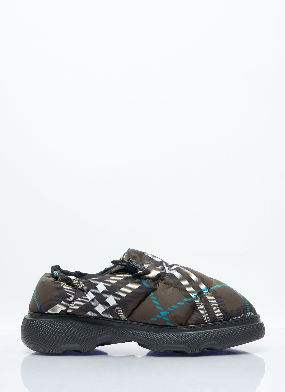 Burberry Burberry Men Check Nylon-Blend Pillow Mule