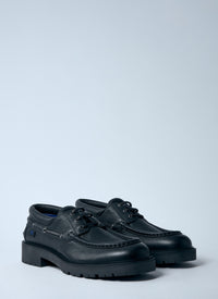 Burberry Men Leather Raft Boat Shoes