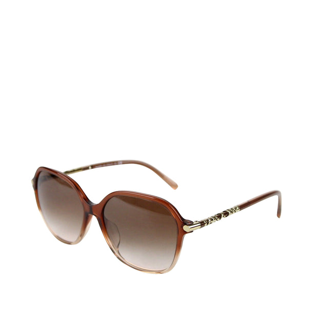 Burberry Unisex Oversized Brown Plastic With Pink Gradient Sunglasses 4228-F 3608/13