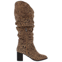Aneil Womens Faux Suede Knee-High Boots