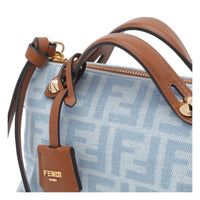 Fendi Fendi Women By The Way Soft Mini Denim Crossbody Bag