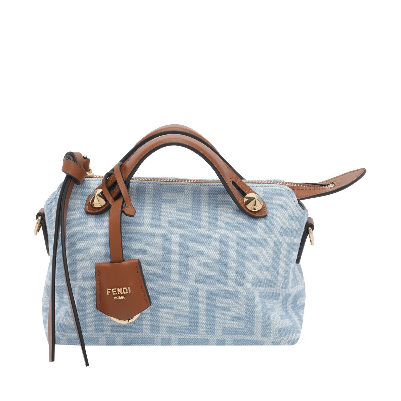 Fendi Fendi Women By The Way Soft Mini Denim Crossbody Bag