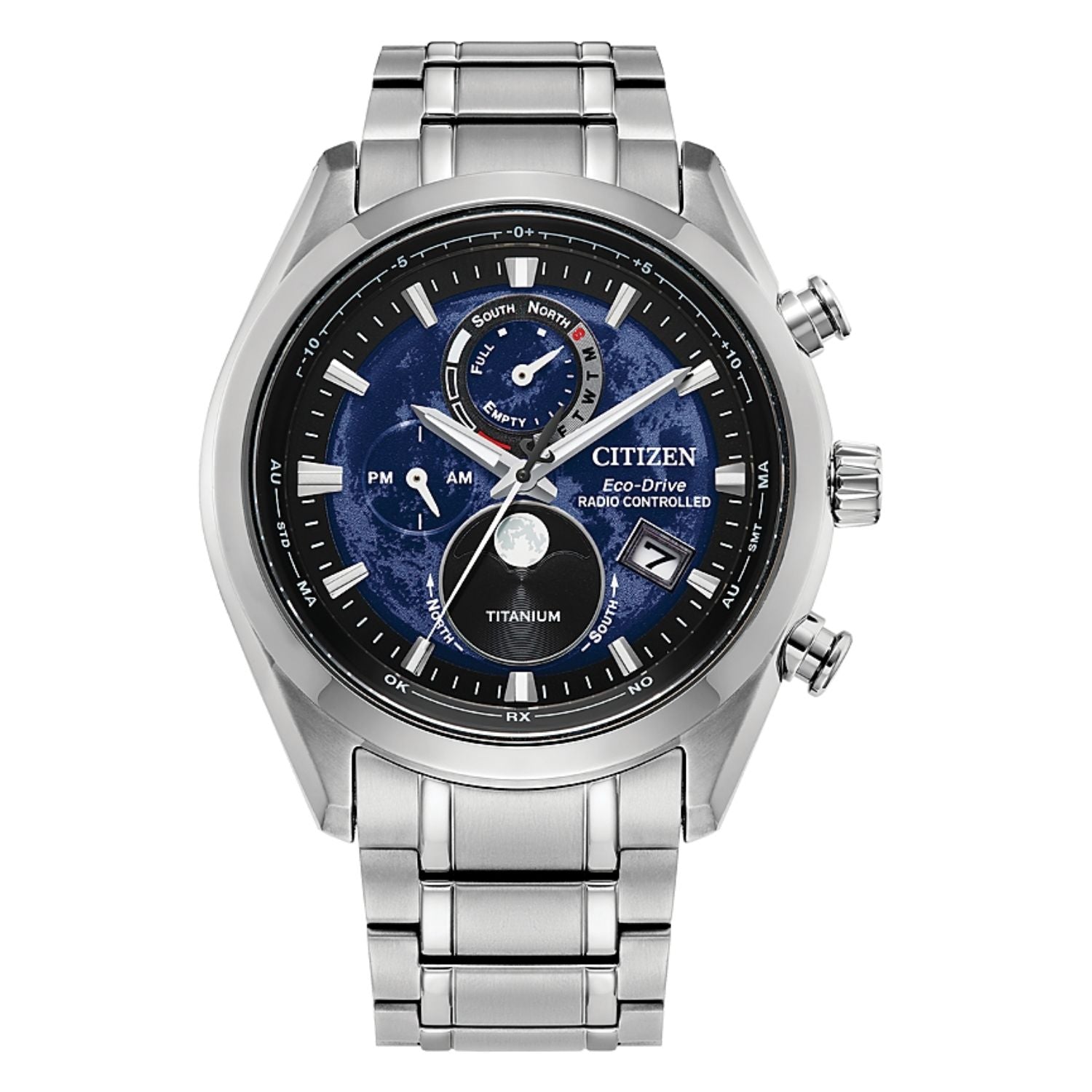 Citizen Citizen Men's Tsuki Blue Dial Watch - BY1010-57L