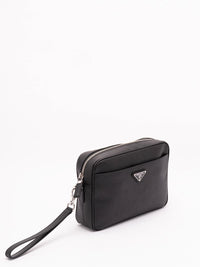 Prada Men Saffiano Leather Shoulder Bag