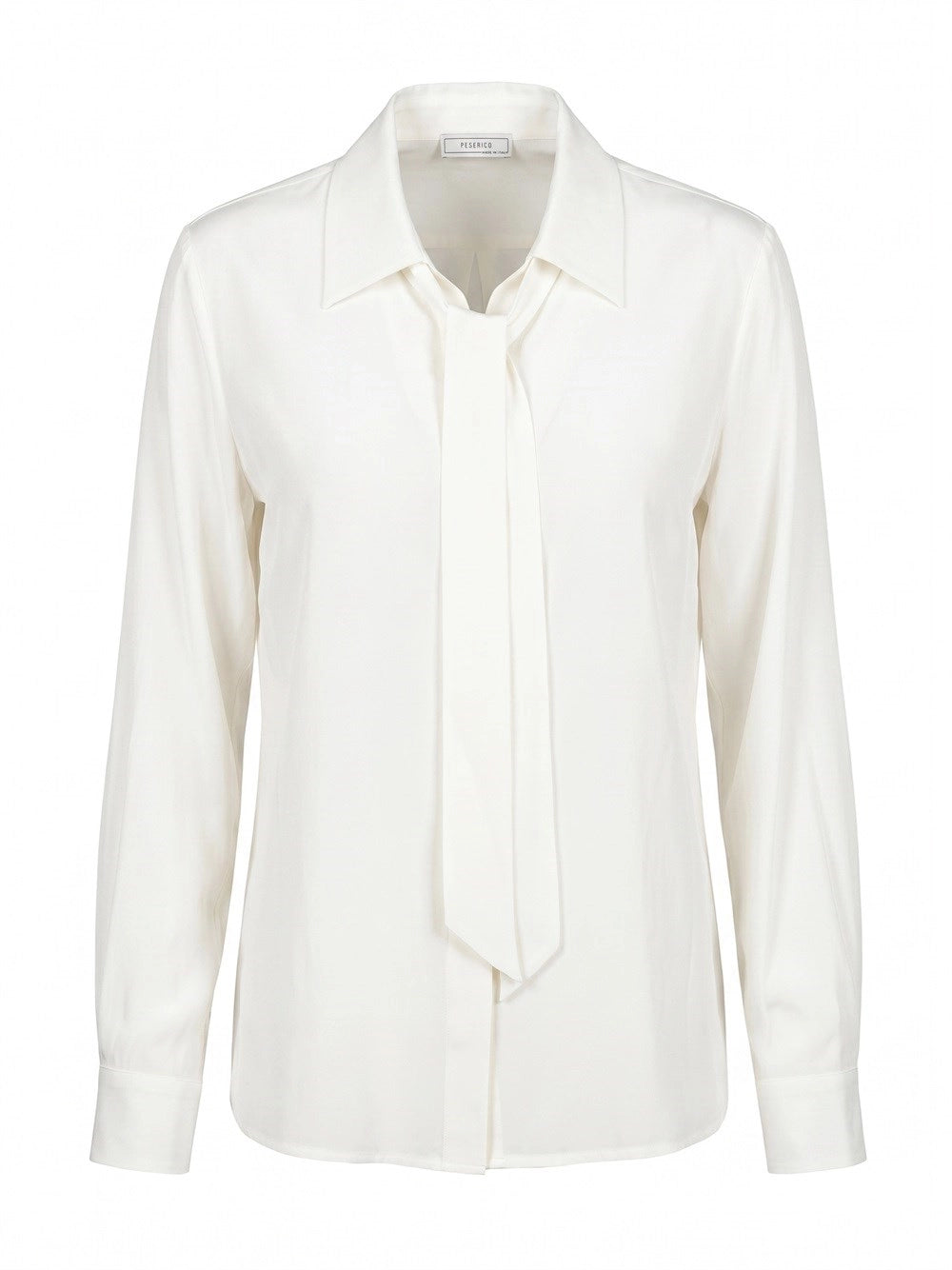Peserico Women Silk Crepe De Chine Asymmetric Shirt