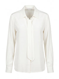 Peserico Women Silk Crepe De Chine Asymmetric Shirt