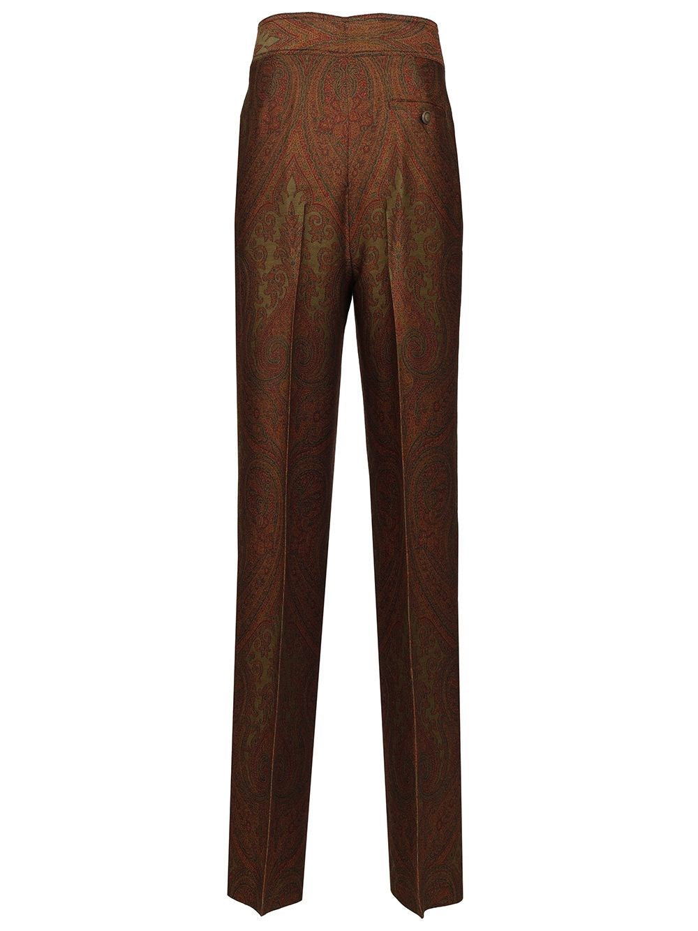 Etro Women Jacquard Trousers