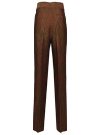 Etro Women Jacquard Trousers