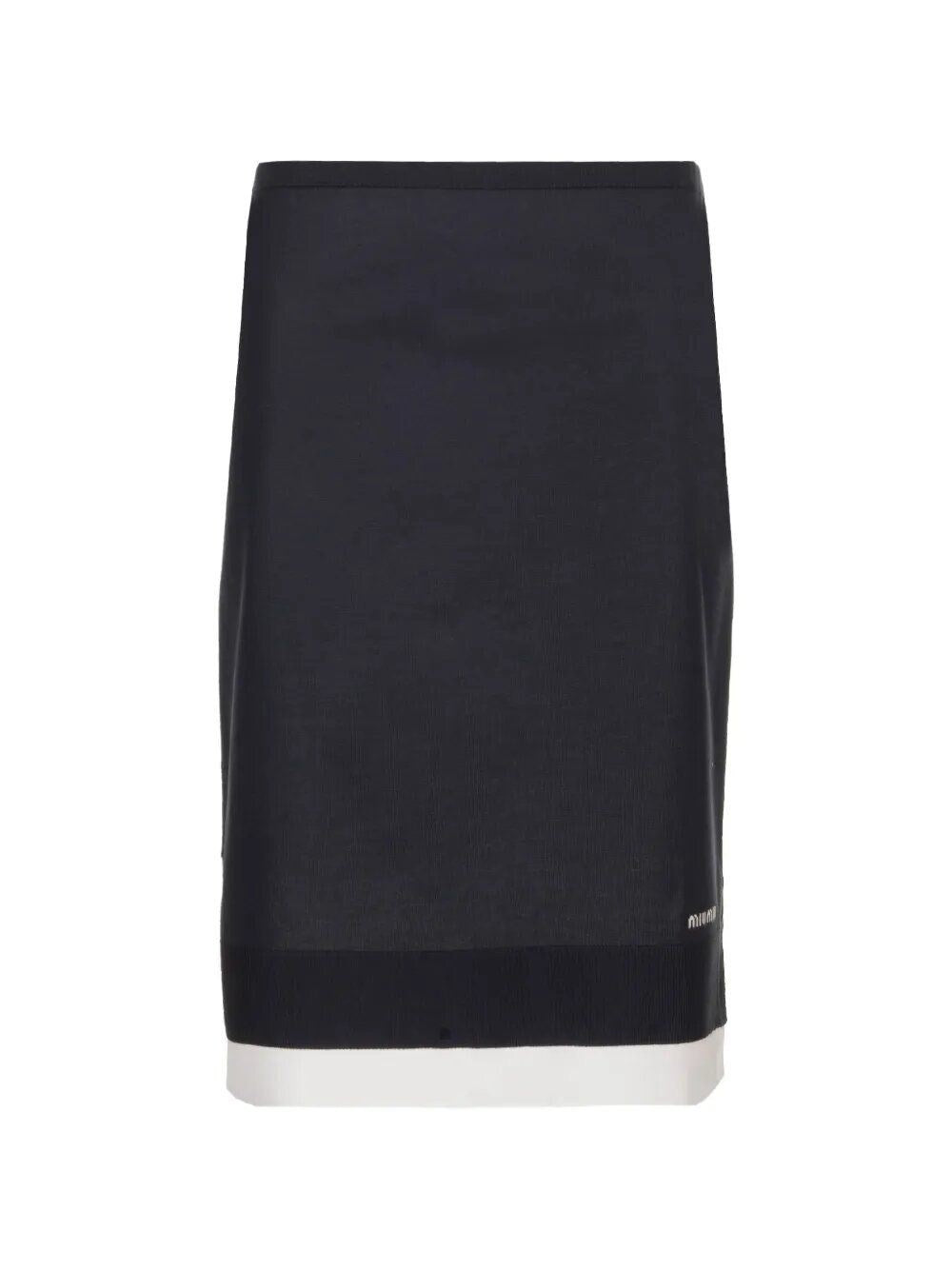 Miu Miu Women Knitted Knee-Length Skirt