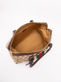 Gucci Gucci Women `Gucci Horsebit Web`Boston Bag
