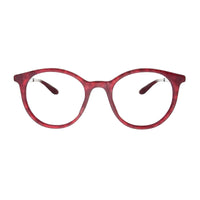 Dolce & Gabbana Eyeglasses Round Full Rim, Cherry Havana Frame and Clear Demo Lens Lens DG32923175