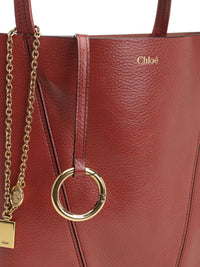 Chloe' Women Chloé Spin Large Hammered Leather Tote Bag