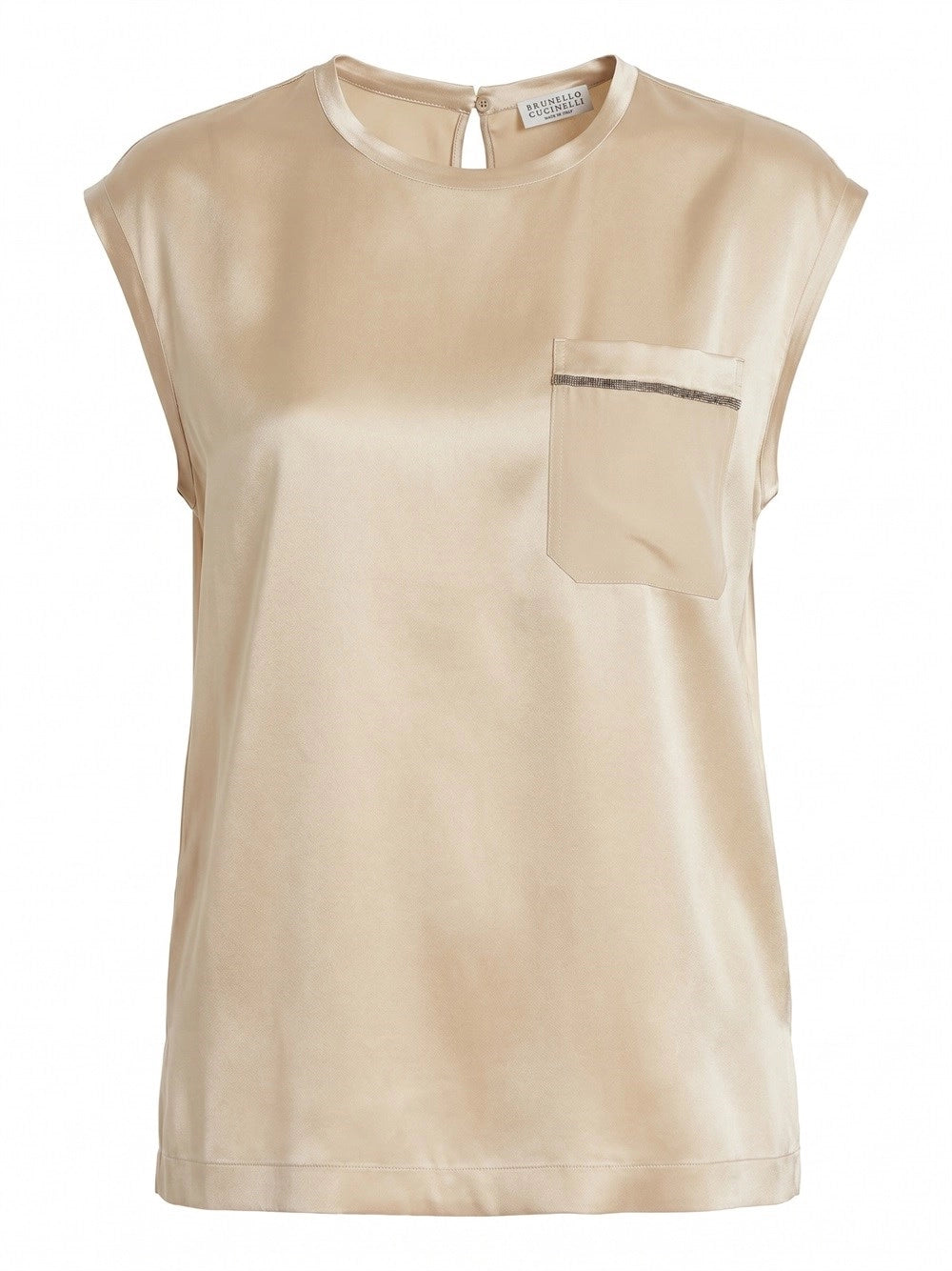 Brunello cucinelli Brunello Cucinelli Women Sleeveless Silk Top
