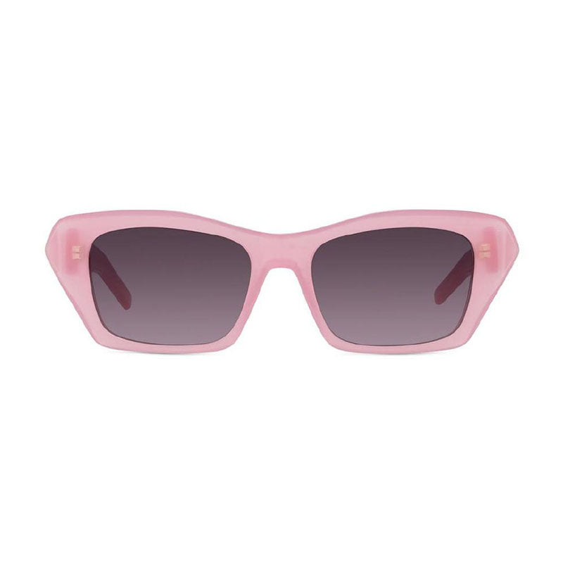 Givenchy Sunglasses Cat Eye Full Rim, White Frame and Green Lens GV40103I21N