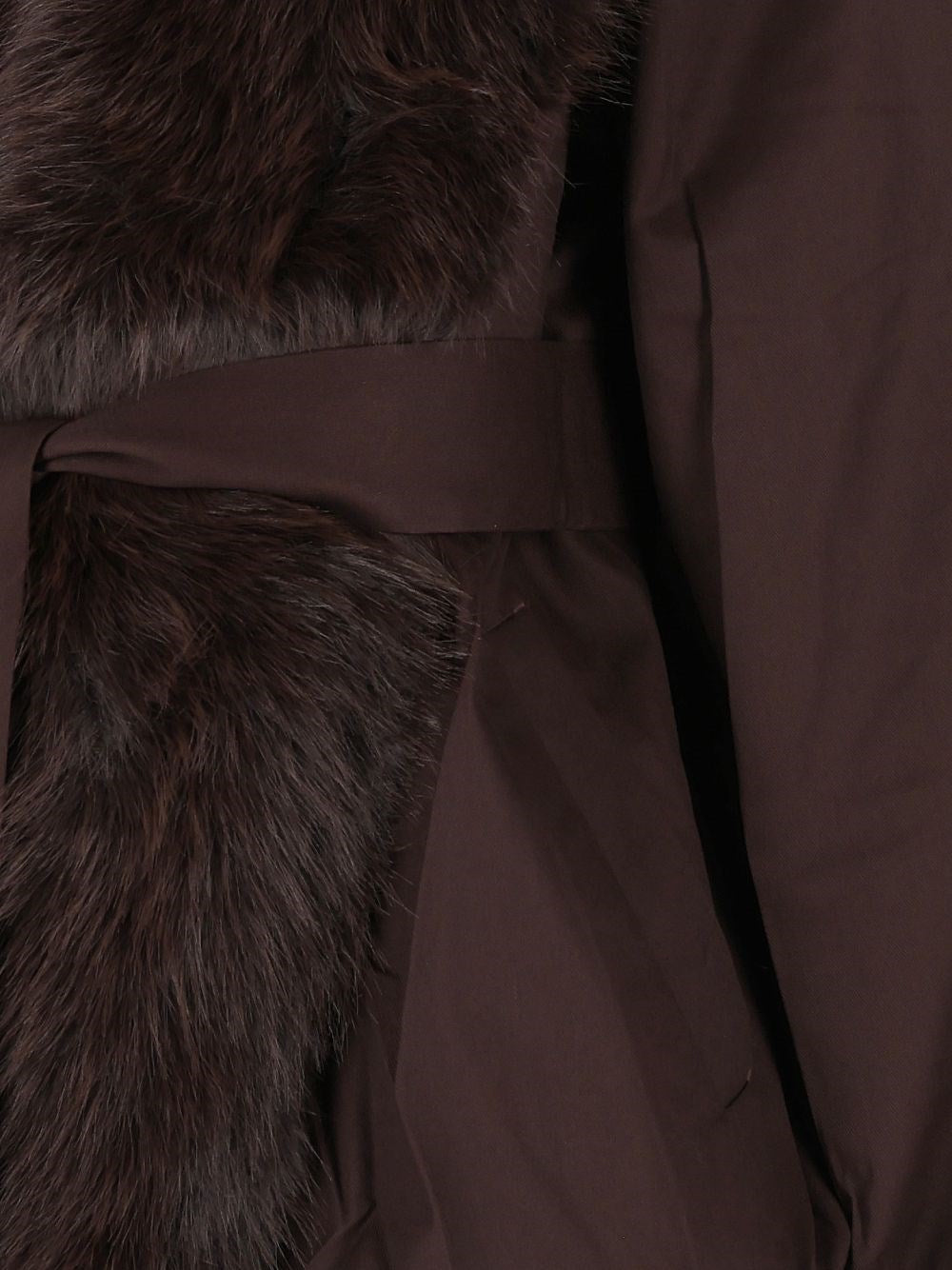 Rotate Rotate Women Faux-Fur Collar Jacket