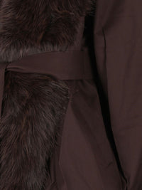 Rotate Rotate Women Faux-Fur Collar Jacket